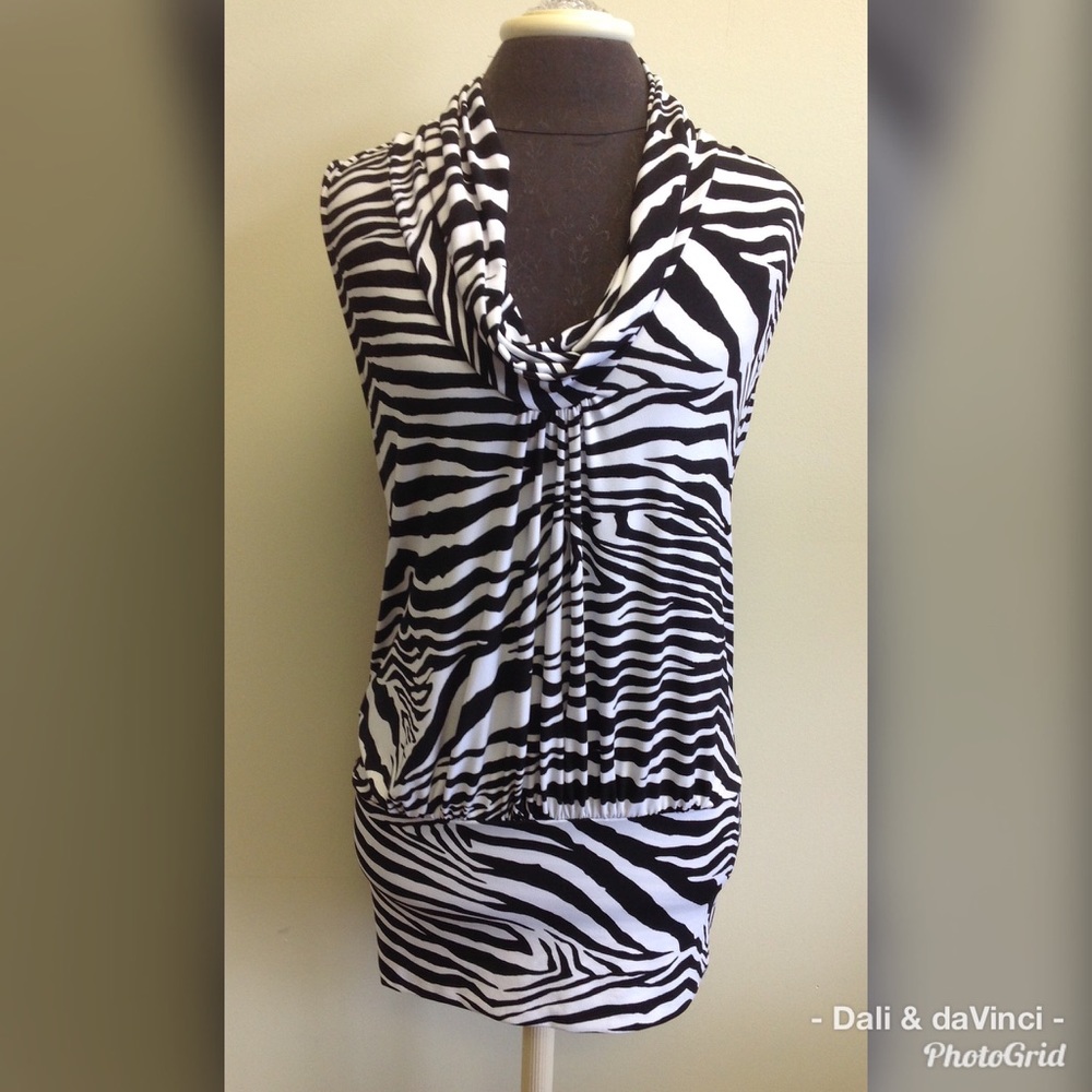 Sleeveless Express Black/white Dress